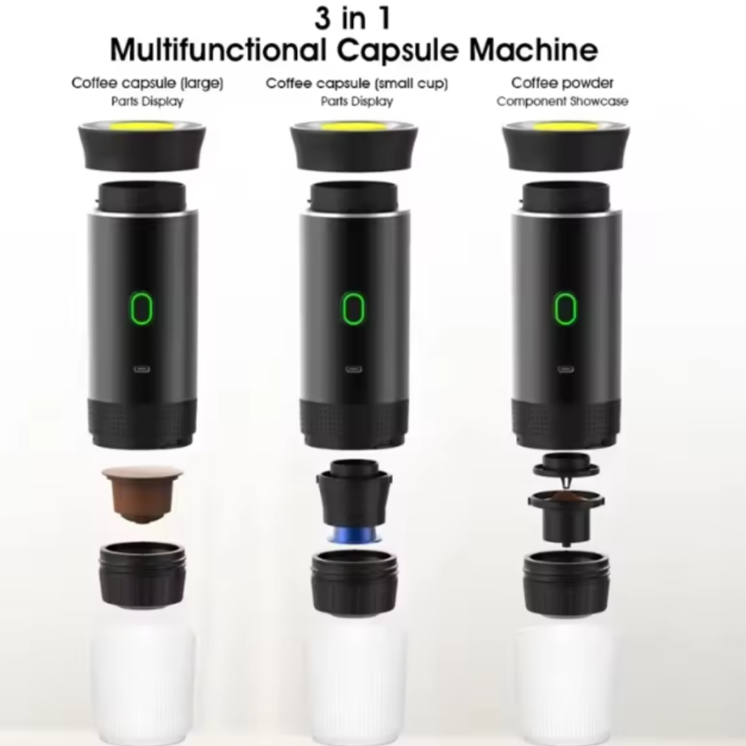 ☕ Coffely – Portable Electric Capsule Coffee Maker