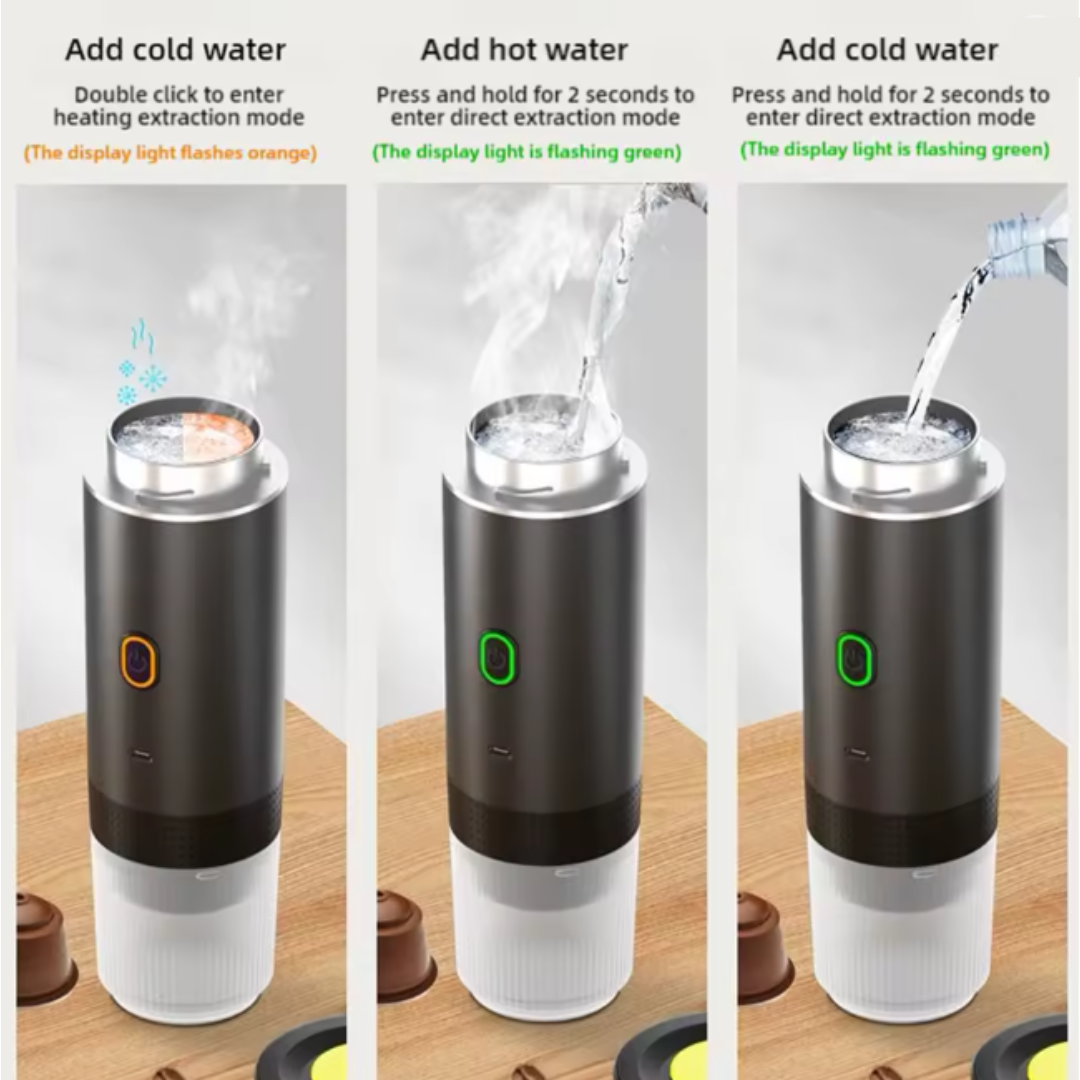 ☕ Coffely – Portable Electric Capsule Coffee Maker